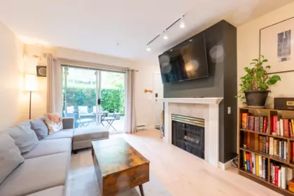 Outdoor Deck Photo of 1 1386 W 6th Avenue, Vancouver, BC