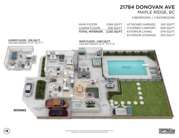 Basement Recreation Room Photo of 21784 Donovan Avenue, Maple Ridge, BC