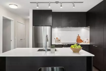 Kitchen Island Photo of 506 1679 Lloyd Avenue, North Vancouver, BC