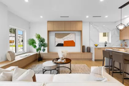 Family Room Photo of 2 7353 12th Avenue, Burnaby, BC