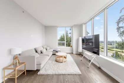 Outdoor Deck Photo of 909 3533 Ross Drive, Vancouver, BC