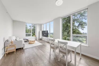 Outdoor Patio Photo of 909 3533 Ross Drive, Vancouver, BC