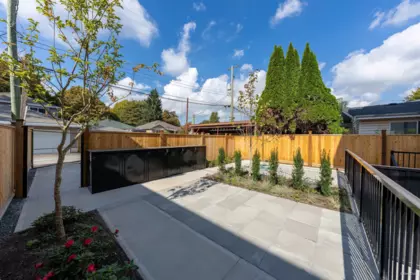 Exterior Rear Photo of 1 5385 Earles Street, Vancouver, BC