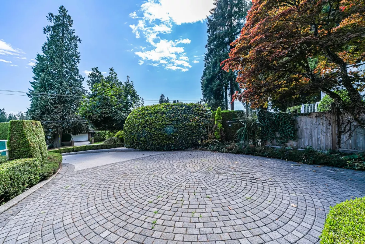 Aerial View of 1361 Mathers Avenue, West Vancouver, BC