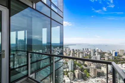 Aerial View of 5501 1128 W Georgia Street, Vancouver, BC
