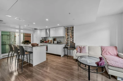 Kitchen Island Photo of 513 1283 Howe Street, Vancouver, BC