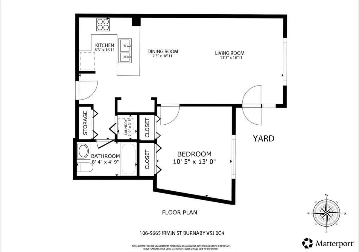 Garage Interior Photo of 106 5665 Irmin Street, Burnaby, BC