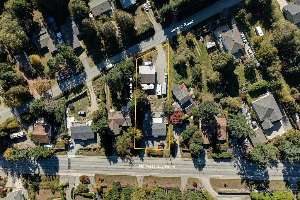 Aerial View of 6275 Norwest Bay Road, Sechelt, BC