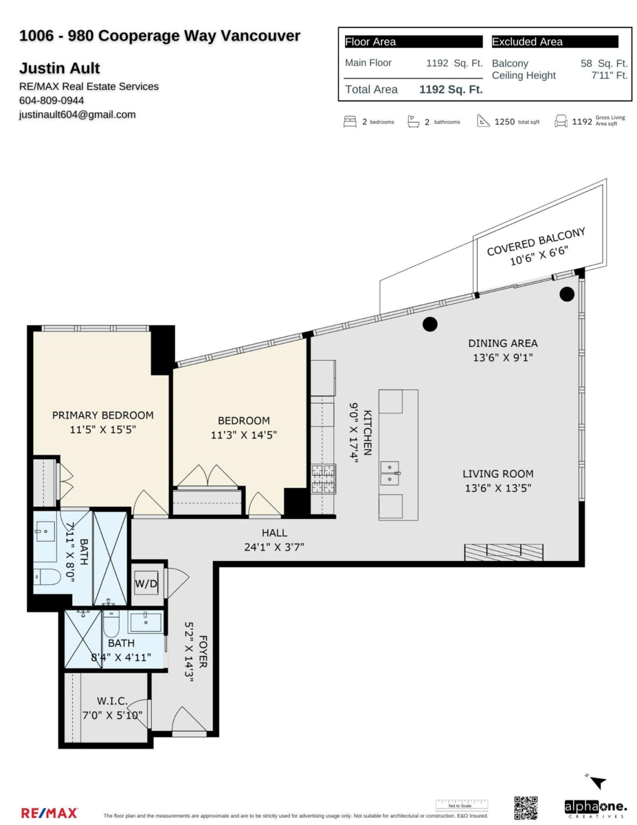 Fitness Center Photo Near 1006 980 Cooperage Way, Vancouver, BC