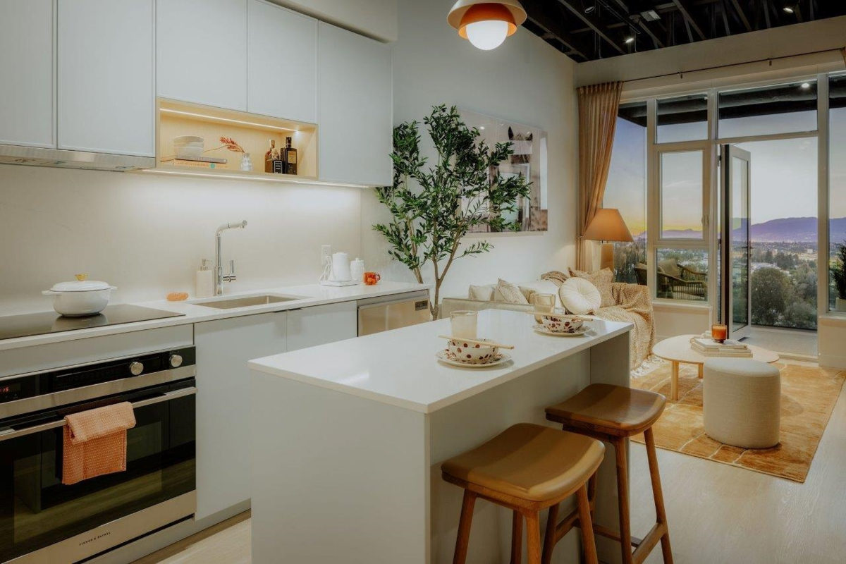 Exterior Rear Photo of 308 3633 Willingdon Avenue, Burnaby, BC