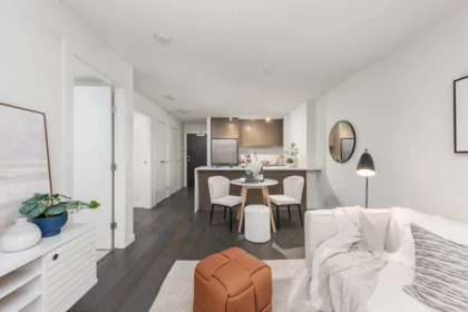 Kitchen Island Photo of 604 1009 Harwood Street, Vancouver, BC