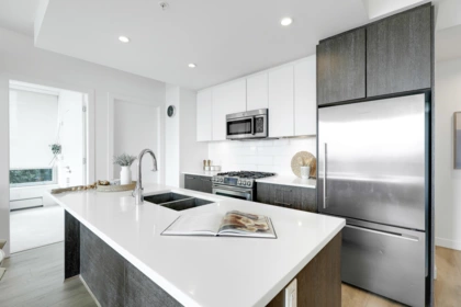 Kitchen Island Photo of 803 9060 University Crescent, Burnaby, BC