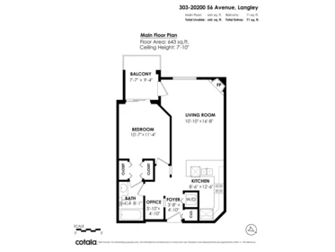 Living Room Photo of 303 20200 56 Avenue, Langley, BC