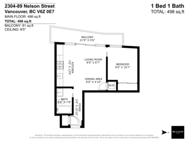 Front Yard Photo of 2304 89 Nelson Street, Vancouver, BC