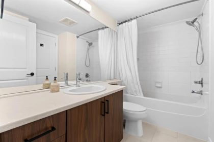 Powder Room Photo of A302 8929 202 Street, Langley, BC