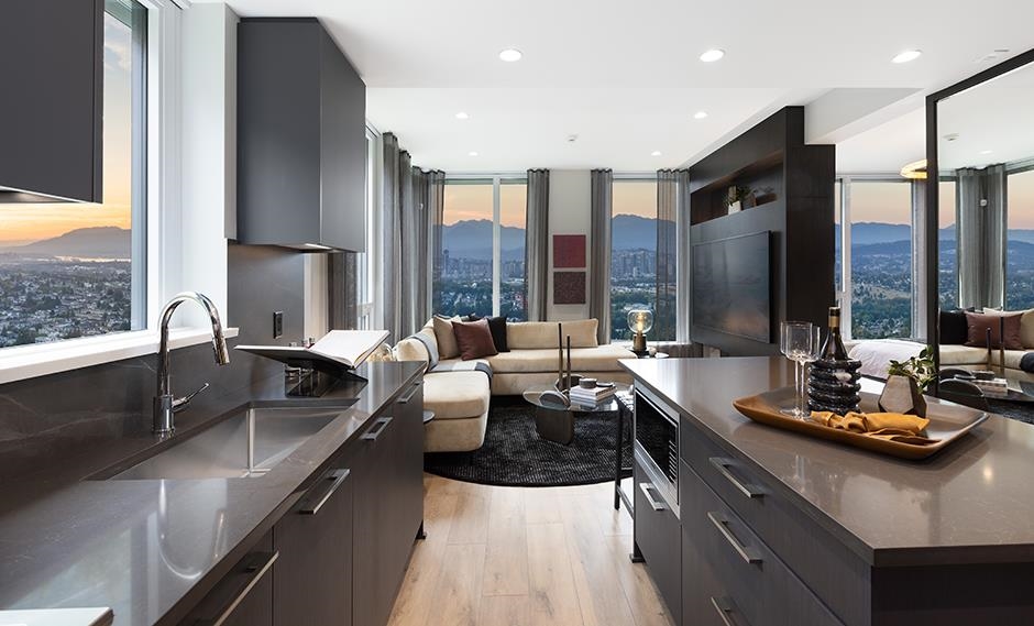 Kitchen Island Photo of 2402 5860 Olive Avenue, Burnaby, BC