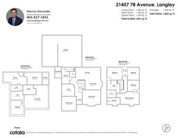 Kitchen Island Photo of 21457 78 Avenue, Langley, BC