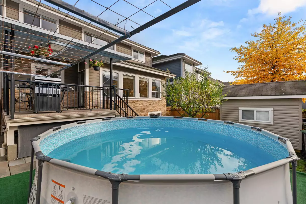 Aerial View of 1336 Marguerite Street, Coquitlam, BC