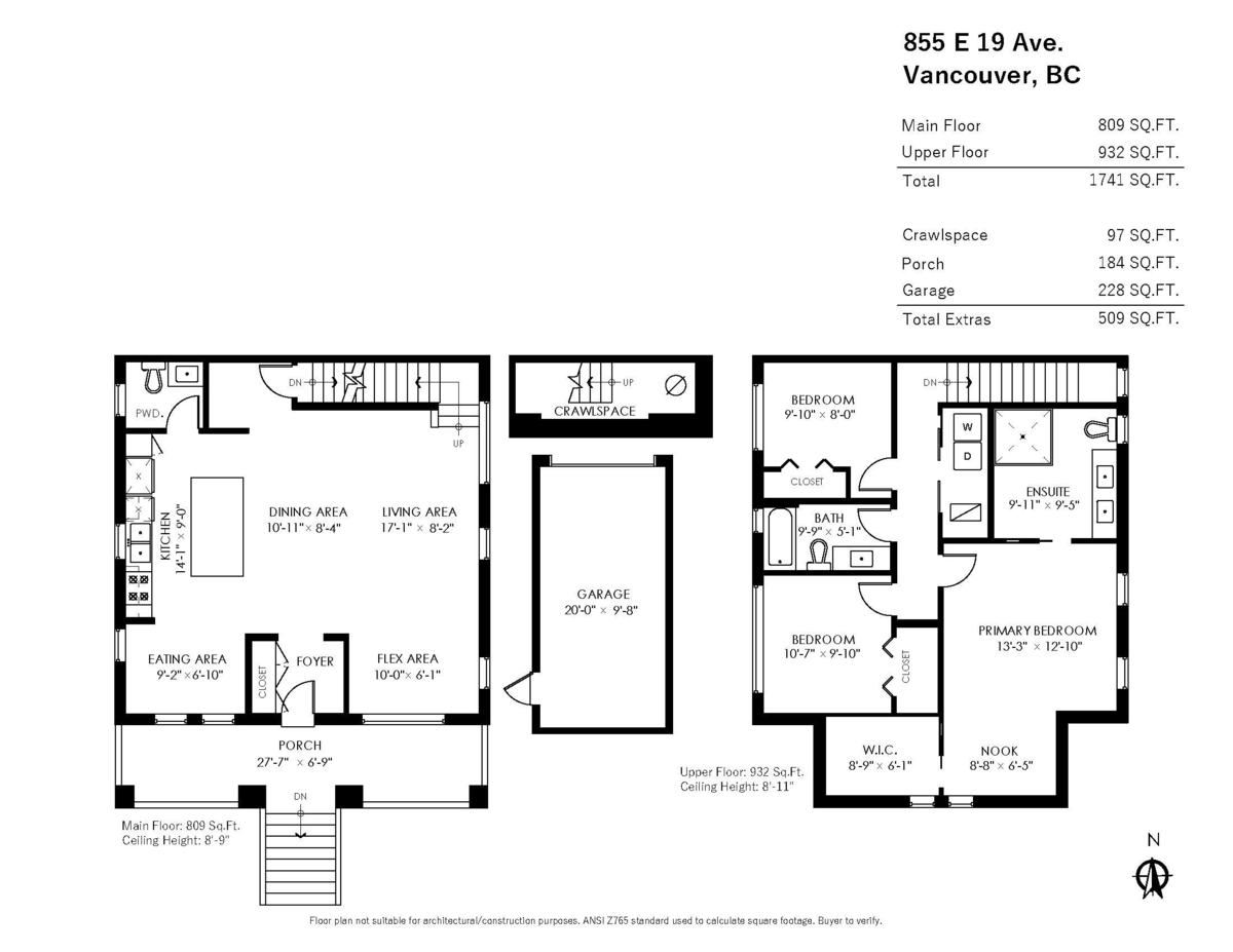 Basement Recreation Room Photo of 855 E 19th Avenue, Vancouver, BC