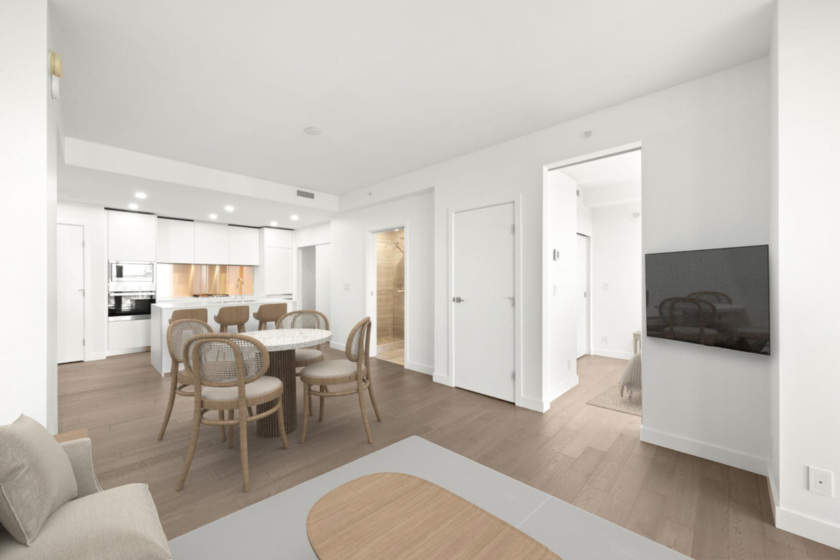 Kitchen Island Photo of 4001 1480 Howe Street, Vancouver, BC