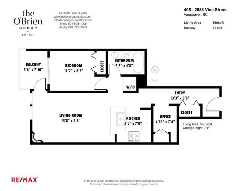 Basement Recreation Room Photo of 405 2688 Vine Street, Vancouver, BC