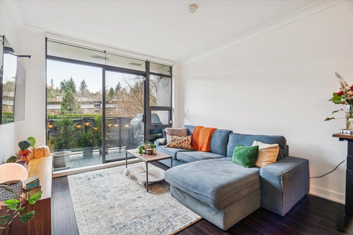 Living Room Photo of 308 301 Capilano Road, Port Moody, BC