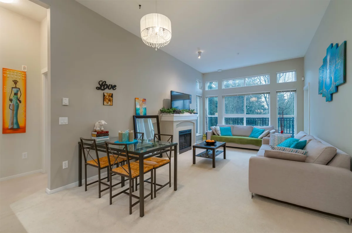 Living Room Photo of 105 1330 Genest Way, Coquitlam, BC