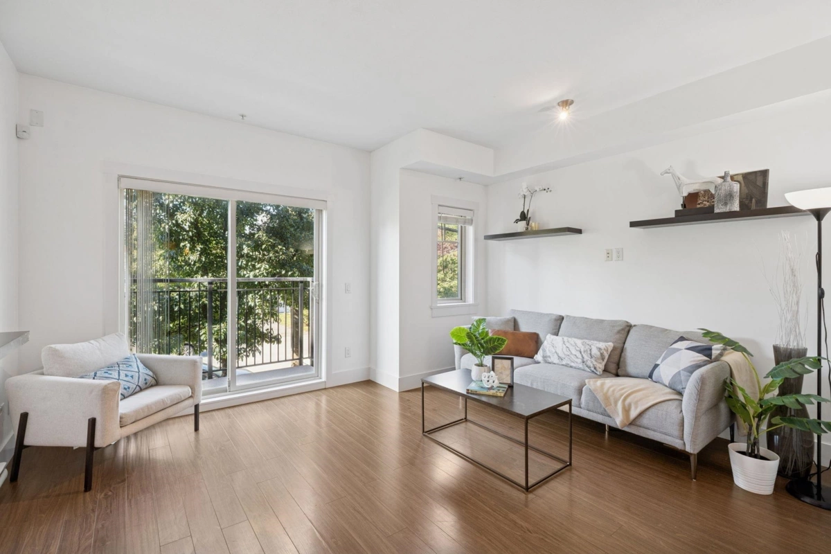 Living Room Photo of 203 7168 Stride Avenue, Burnaby, BC