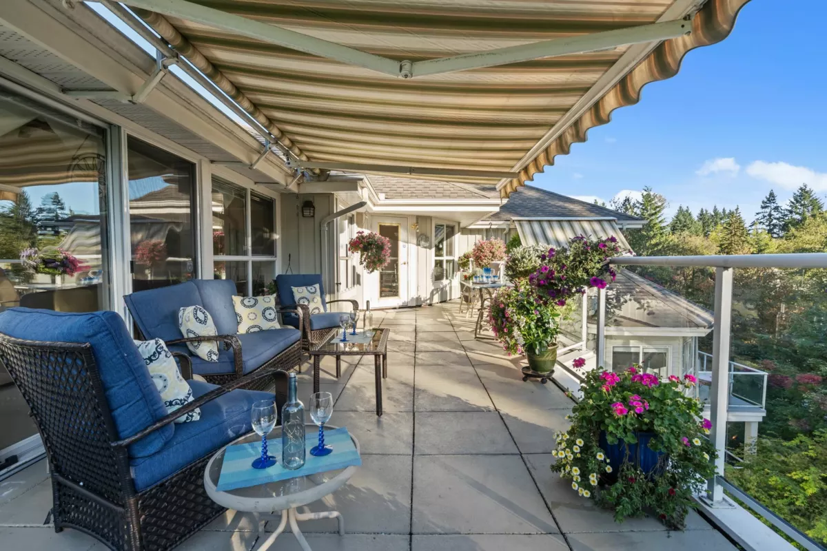 Aerial View of 401 1281 Parkgate Avenue, North Vancouver, BC