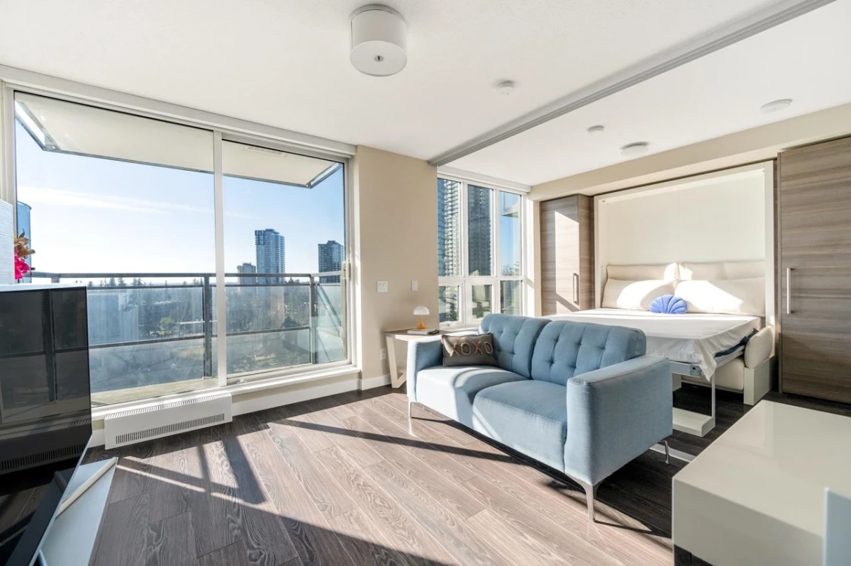 Living Room Photo of 1712 13398 104 Avenue, Surrey, BC