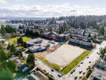 Aerial View of 406 2285 Pitt River Road, Port Coquitlam, BC