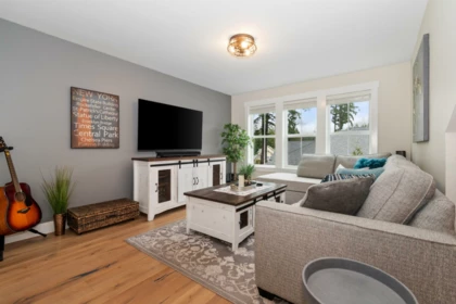 Garage Interior Photo of 43339 Creekside Circle, Lindell Beach, BC