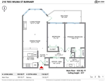 Swimming Pool Photo of 210 7055 Wilma Street, Burnaby, BC