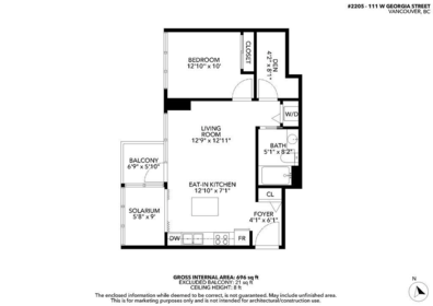 Community Amenities Photo (Clubhouse) of 2205 111 W Georgia Street, Vancouver, BC