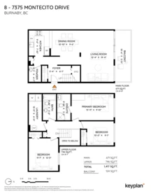 8 7375 Montecito Drive, Burnaby, BC, Burnaby — Townhouse for sale