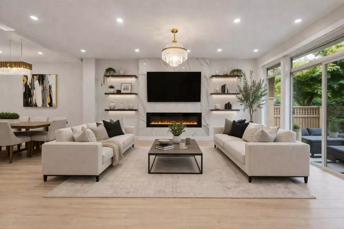 Living Room Photo of 43 16655 64 Avenue, Surrey, BC
