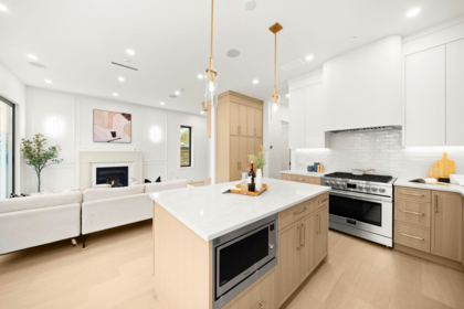 Kitchen Island Photo of 2965 Glen Drive, Vancouver, BC