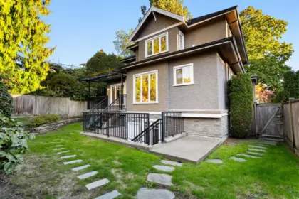 Aerial View of 3895 W 23rd Avenue, Vancouver, BC