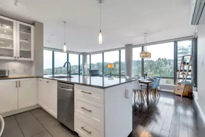 Kitchen Island Photo of 2002 400 Capilano Road, Port Moody, BC