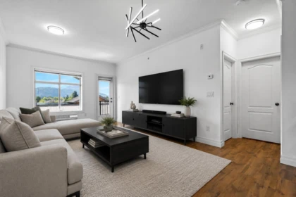 Basement Recreation Room Photo of 408 45753 Stevenson Road, Chilliwack, BC