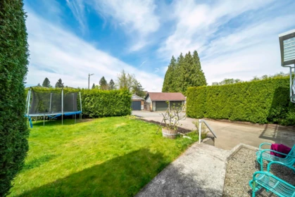 Aerial View of 7135 4th Street, Burnaby, BC