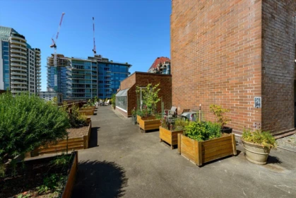 Outdoor Deck Photo of 407 950 Drake Street, Vancouver, BC