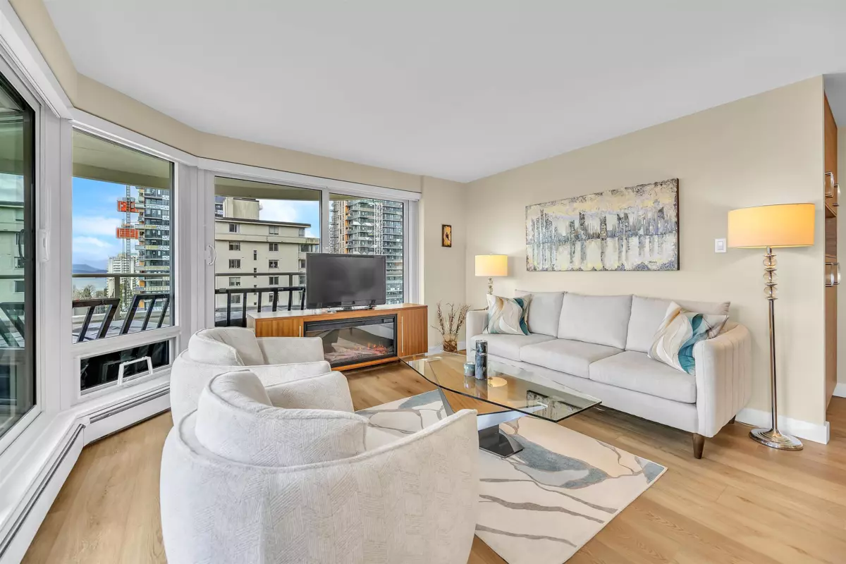 Living Room Photo of 1002 1020 Harwood Street, Vancouver, BC