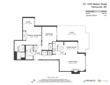Street View Photo of 101 1535 Nelson Street, Vancouver, BC