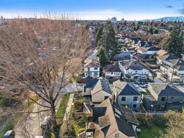 Aerial View of 1605 E 21st Avenue, Vancouver, BC
