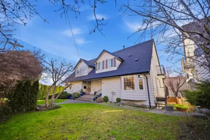 Aerial View of 1309 Mahon Avenue, North Vancouver, BC