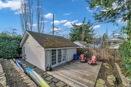 Aerial View of 295 W 23rd Avenue, Vancouver, BC