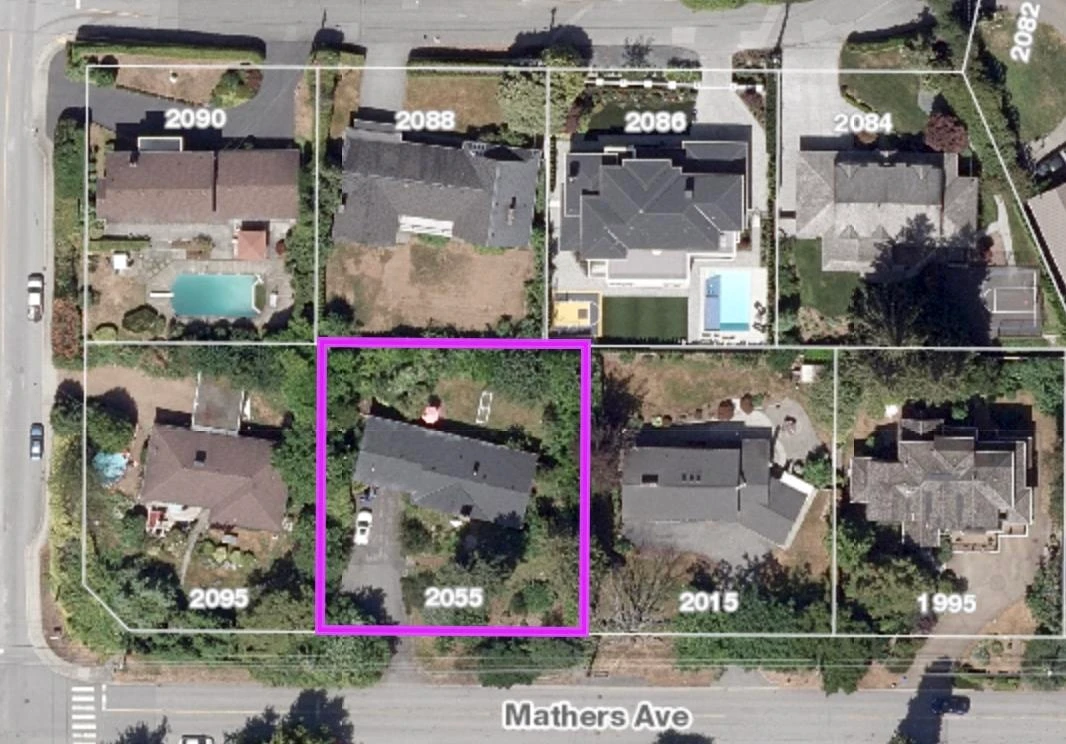 Exterior Rear Photo of 2055 Mathers Avenue, West Vancouver, BC
