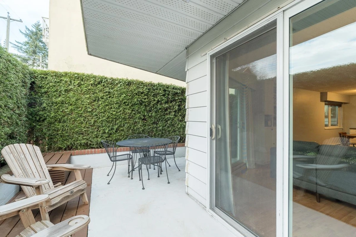 Exterior Rear Photo of 103 3353 Heather Street, Vancouver, BC