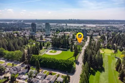 Aerial View of 115 535 Blue Mountain Street, Coquitlam, BC
